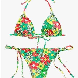 SOLY HUX Women's Floral Print Bikini Set